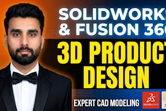 3d product design for manufacturing in solidworks and fusion 360