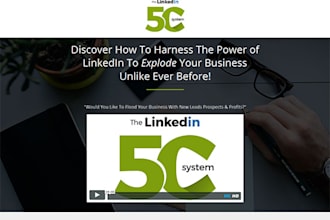 create a landing page for your business