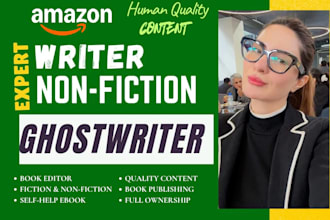 expertly ghostwrite your non fiction book ghost book writer, ebook ghostwriter