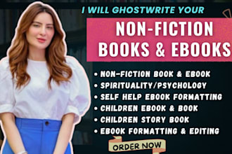 ghostwrite your non fiction book ghost book writer, ebook ghostwriter nonfiction