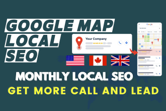 do gmb ranking and monthly local SEO for your roofing, hvac, and locksmith