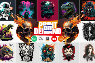 create unique stickers and tshirt designs using midjourney