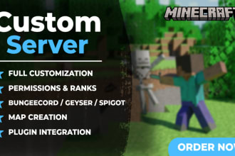create your custom minecraft server