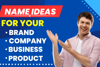 create name ideas for your business, brand, company and domain with slogan