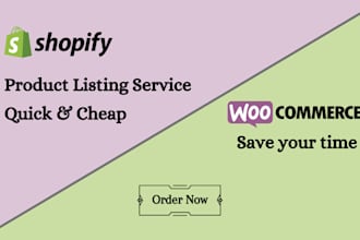 manage wordpress or shopify website, and do product upload