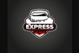 design awesome professional automotive, car, car wash logo