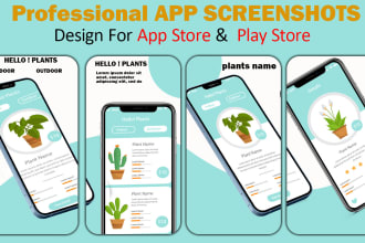 create amazing app screenshots for your mobile within 12 hr