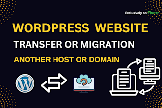 backup transfer or migrate wordpress website