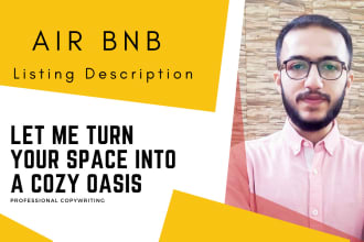 boost your airbnb bookings with optimized copywriting listing description