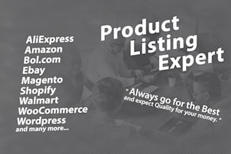 be your product listing expert