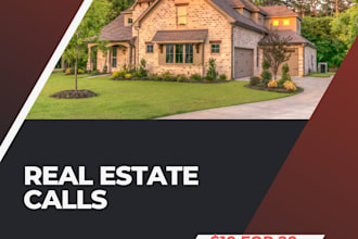 make real estate cold calls and set appointments for you