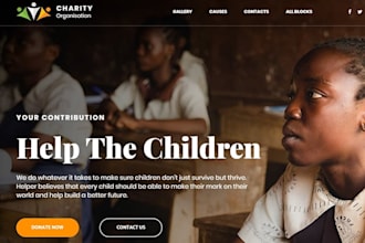 build crowdfunding, fundraising and charity donation website
