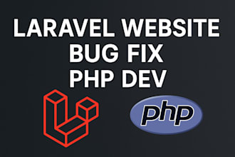 develop and fix your PHP laravel website