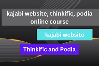 online course creator online course kajabi website thinkific podia kajabi funnel