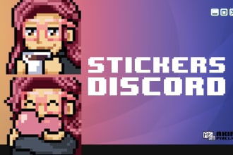 create a pixel art stickers from discord