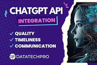 create and integrate chatgpt API