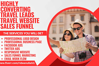 generate travel leads travel agency lead travel website travel affiliate website