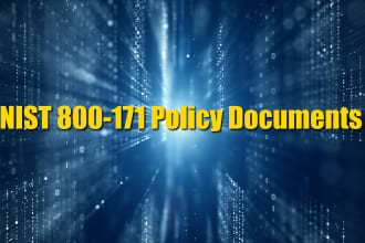 create nist 800 171 policies for you