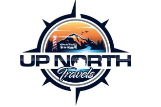 create a timeless beautiful travel and hotel logo with