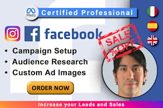 setup meta facebook ads instagram campaign, leads and sales
