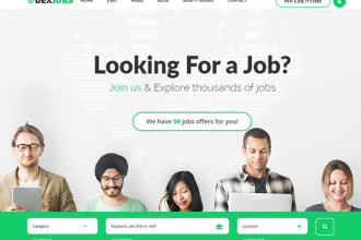 create recruitment, job board agency, job staffing hiring consultancy website