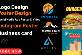 create logo, social media poster and video, anything design in canva