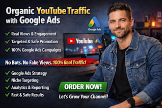 drive organic youtube traffic with google ads for creators