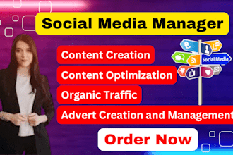 be your social media manager and personal assistant