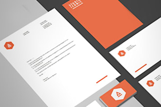 design ms word editable letterhead or stationery