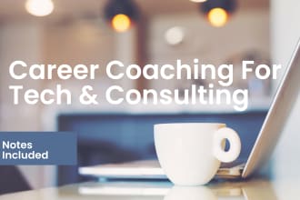 coach you on tech, data, and consulting career opportunities