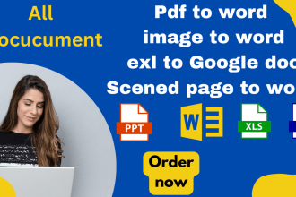 do manually retype pdf, convert pdf to word, image to word