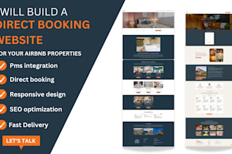 create a direct booking website for your airbnb properties