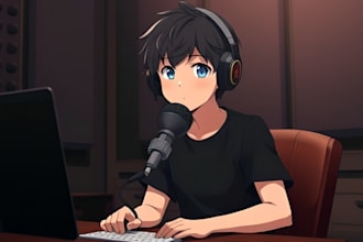 record a professional male voice over