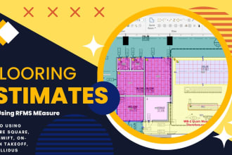 give you flooring estimates using rfms measure