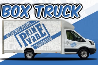 design professional, outstanding box truck wrap, food truck and trailer wrap