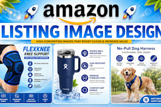 design amazon product listing images