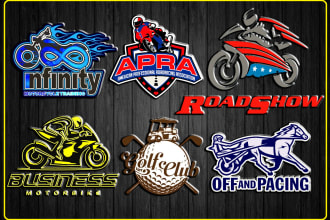 make golf club, automotive, horse racing or motorcycle logo