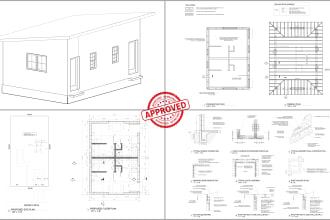 do architectural, structural drawings for city permit