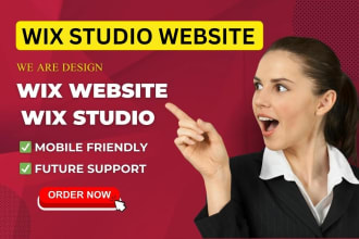 design or redesign wix websites, wix studio websites