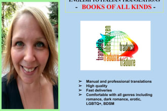 translate your spicy or romance book from english to italian