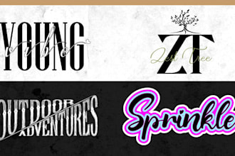 Review  create hand lettering typography logo