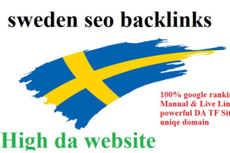 do da90 swedish SEO backlinks high da pr authority sweden google ranking site