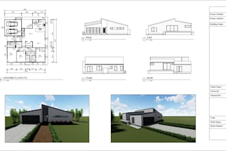 draw and modify architectural drawings with autocad , revit