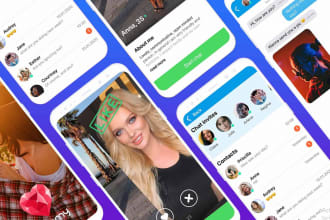 develop dating app, adults app, tinder app hinge app, and bumble dating website