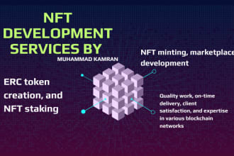 develop an nft minting platform with blockchain technology,professional design