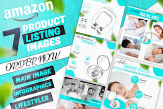 do bol infographic, amazon infographic and amazon listing images