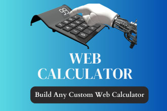 create a web calculator for wordpress website