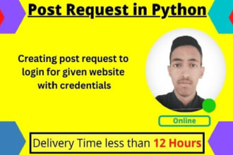 create http post request in python for login