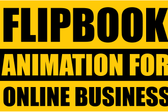 make engaging flipbook animations for online business