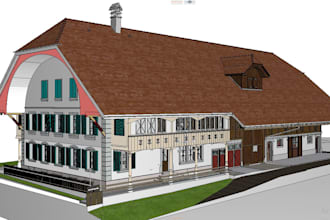 convert point cloud, 2d cad or hand sketch to 3d archicad